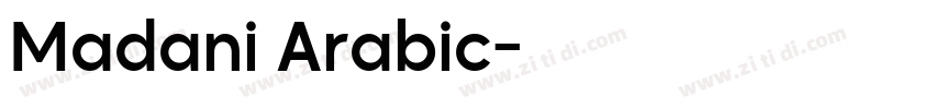 Madani Arabic字体转换